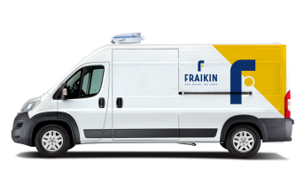 Grote gekoelde bestelwagen